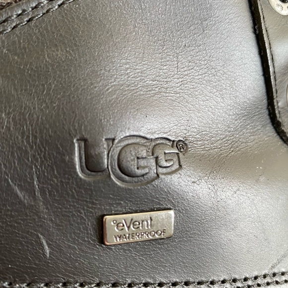 UGG Adirondack Tall Leather & Shearling Ombré Winter Boots — Rare Color Way - Picture 15 of 15